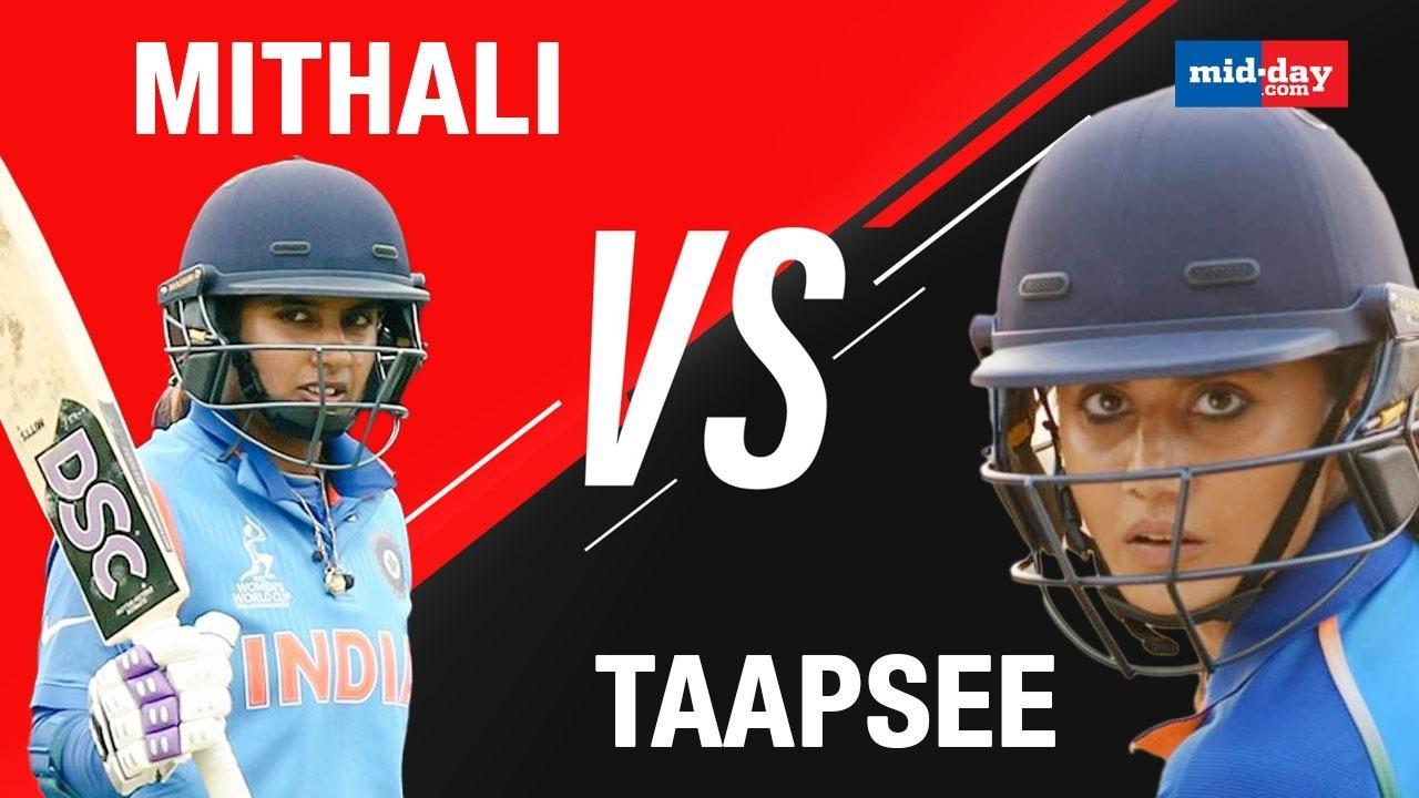 Who Will Win In A Game Of Cricket Between Taapsee Pannu & Mithali Raj?