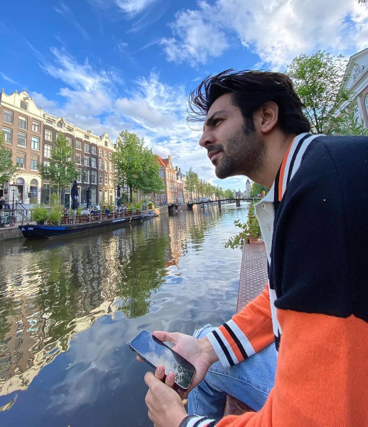 Kartik Aaryan is on cloud nine post the blockbuster success of 'Bhool Bhulaiyaa 2'. The actor has taken his team on a Euro trip for a vacation. He shared some pictures with his team on Instagram and wrote- 
