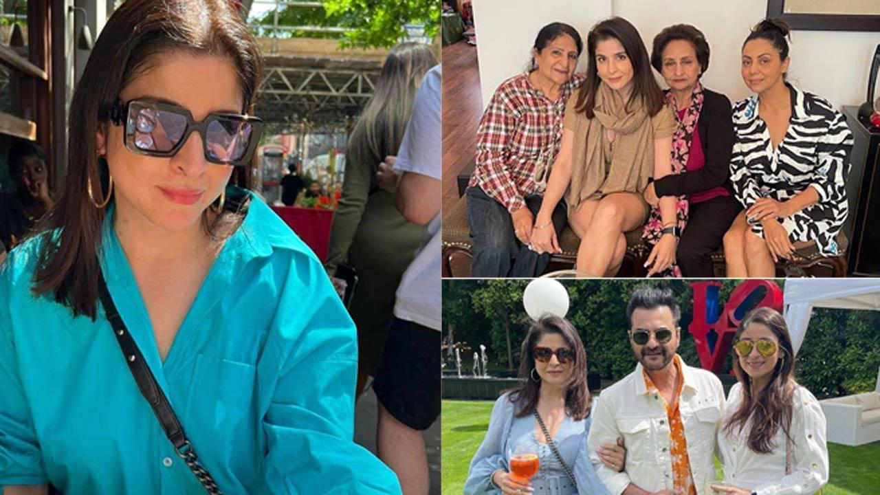 Maheep Kapoor's vacation in the U.K. with friends and family is full of style