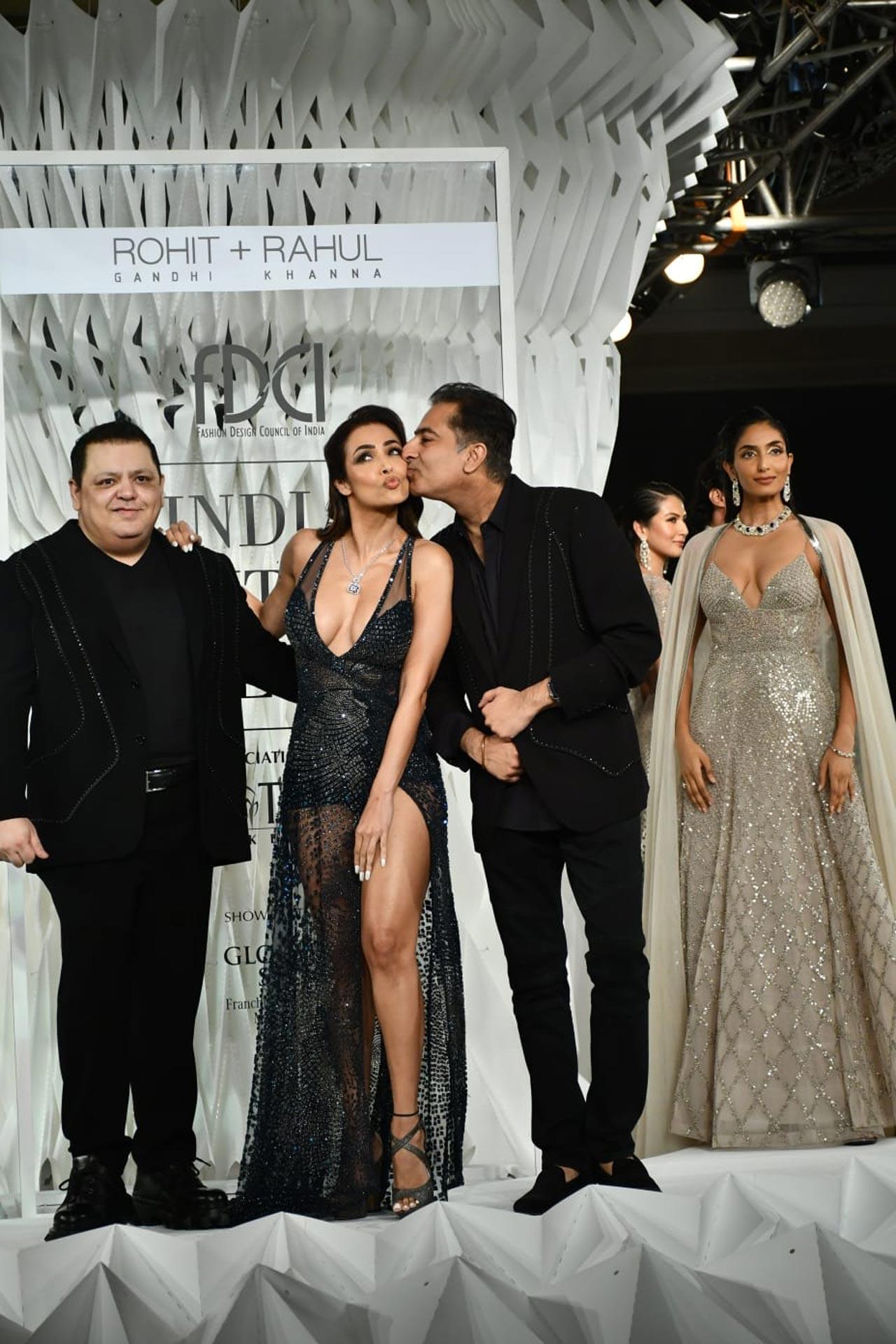 Rohit Gandhi and Rahul Khanna presented the art and architecture-inspired couture pieces on Day 4 of the ongoing Couture Week. Putting on display an array of gowns, tuxedos, and Indian formals, Rahul Gandhi and Rohit Khanna dived into the world of juxtapositions with their latest collection by combining art and geometrics