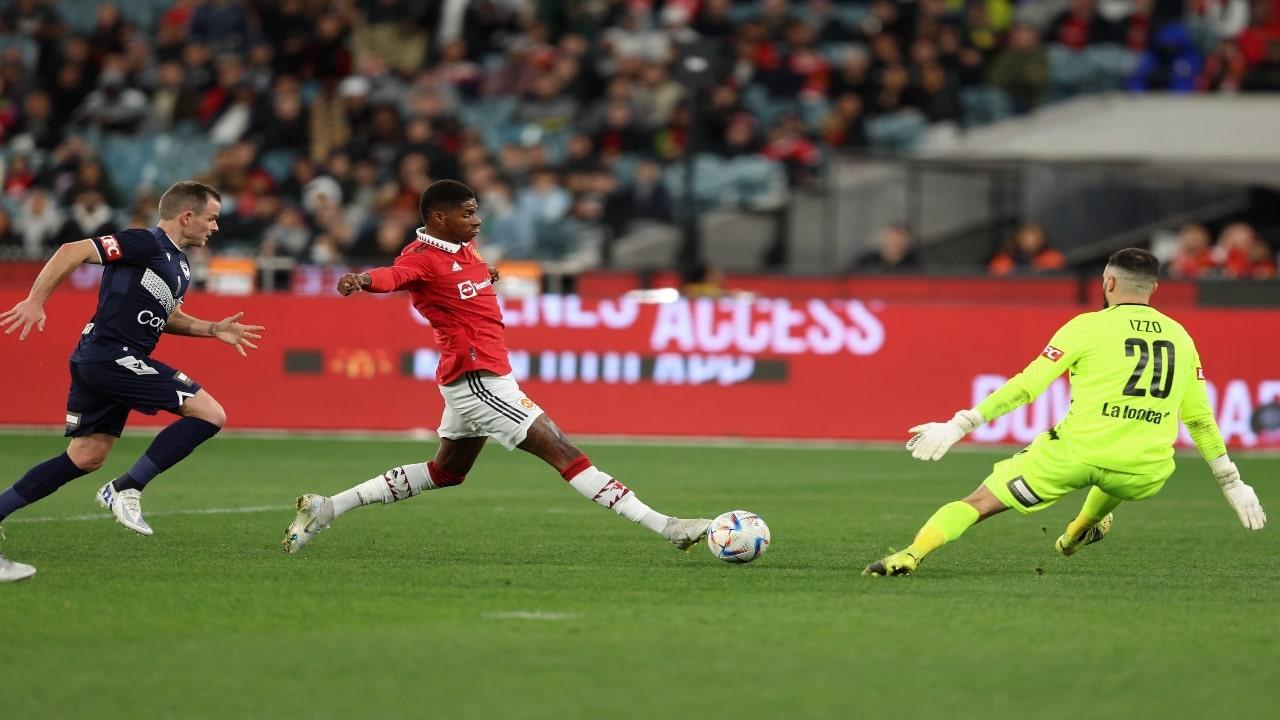 Marcus Rashford, Anthony Martial on target as Manchester United win 4-1 in Melbourne