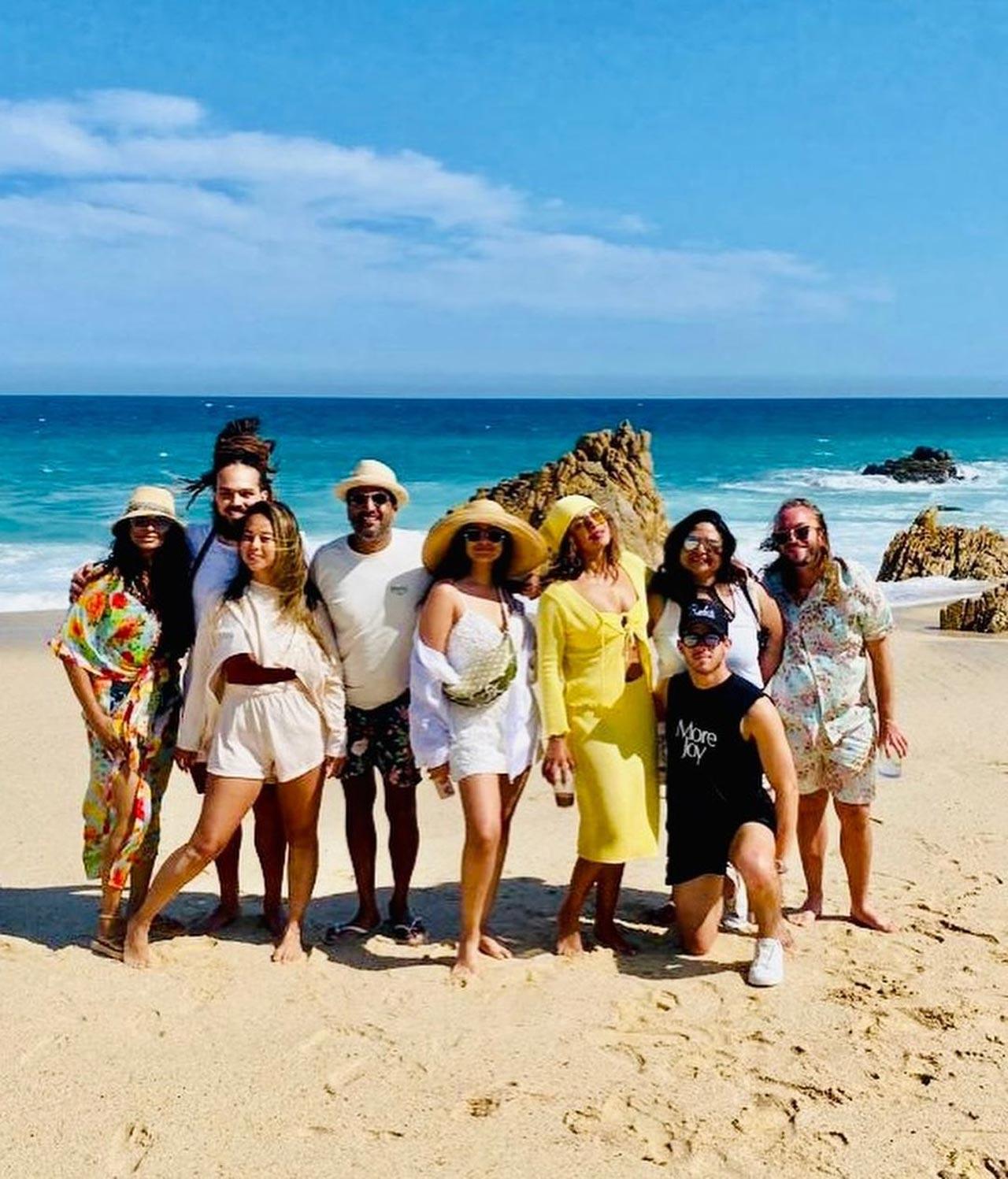 Parineeti took to Instagram, where she shared pictures from the birthday celebration, which included Priyanka's husband Nick Jonas and mother Madhu Chopra among friends in Mexico