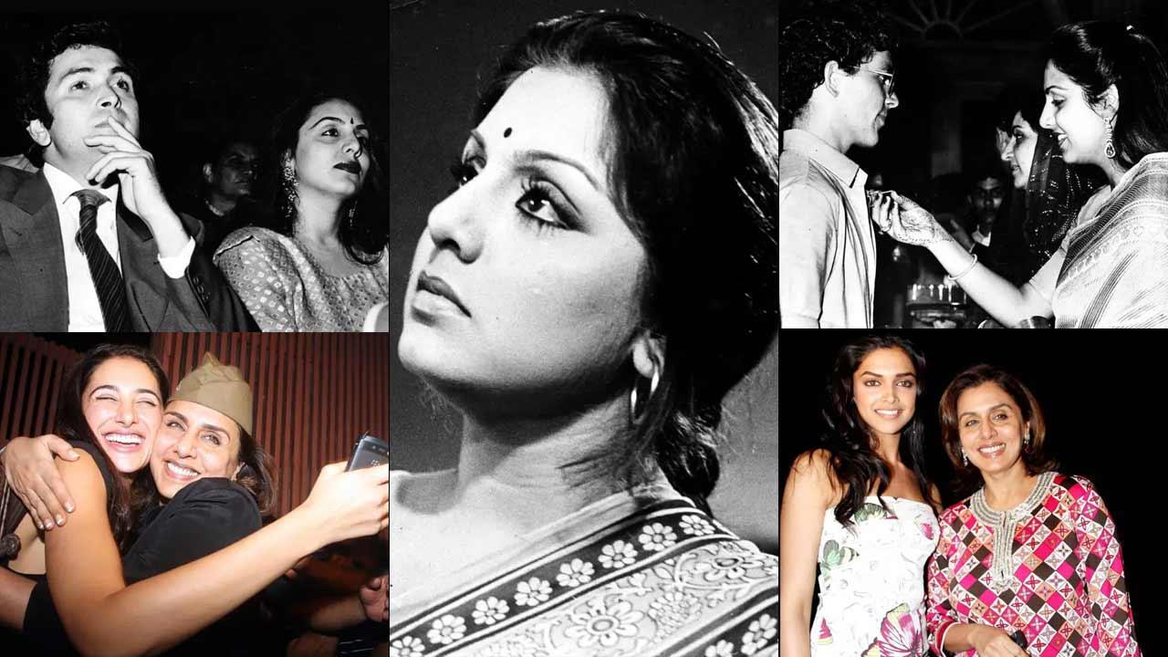 A collage of Neetu Kapoor
