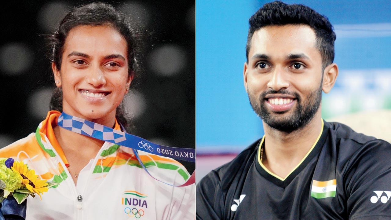 PV Sindhu and HS Prannoy