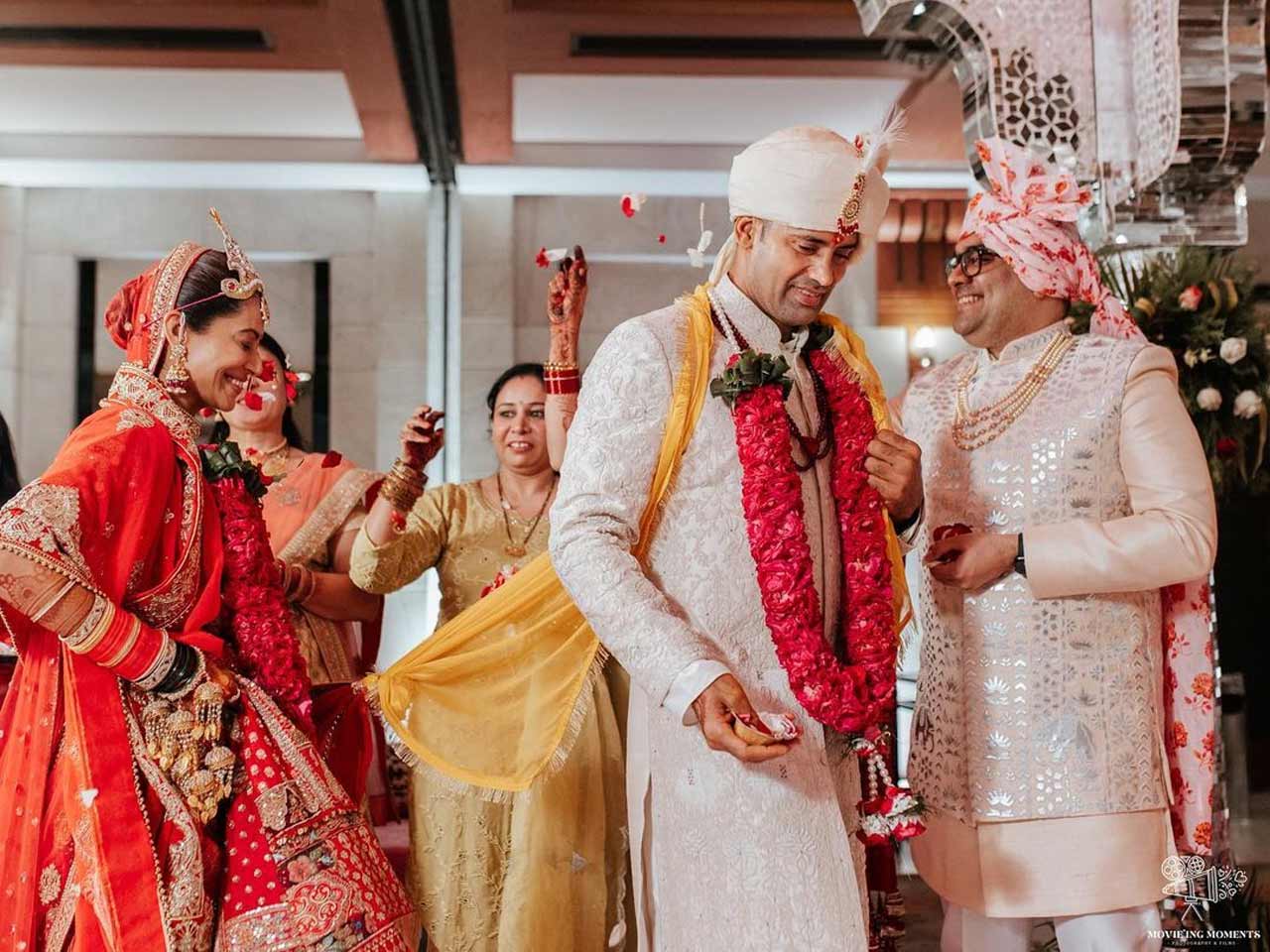 Payal and Sangram started dating in 2011 after they met on the set of a Tv reality show 'Survivor India'. In 2014, the couple got engaged in Ahmedabad and after waiting for eight years the couple finally got married