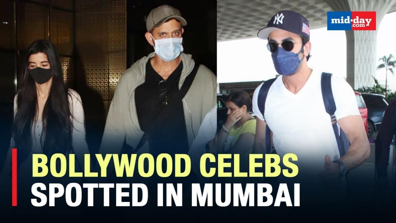 Ranbir Kapoor, Hrithik Roshan & Other B-Town Celebs Spotted In Mumbai
