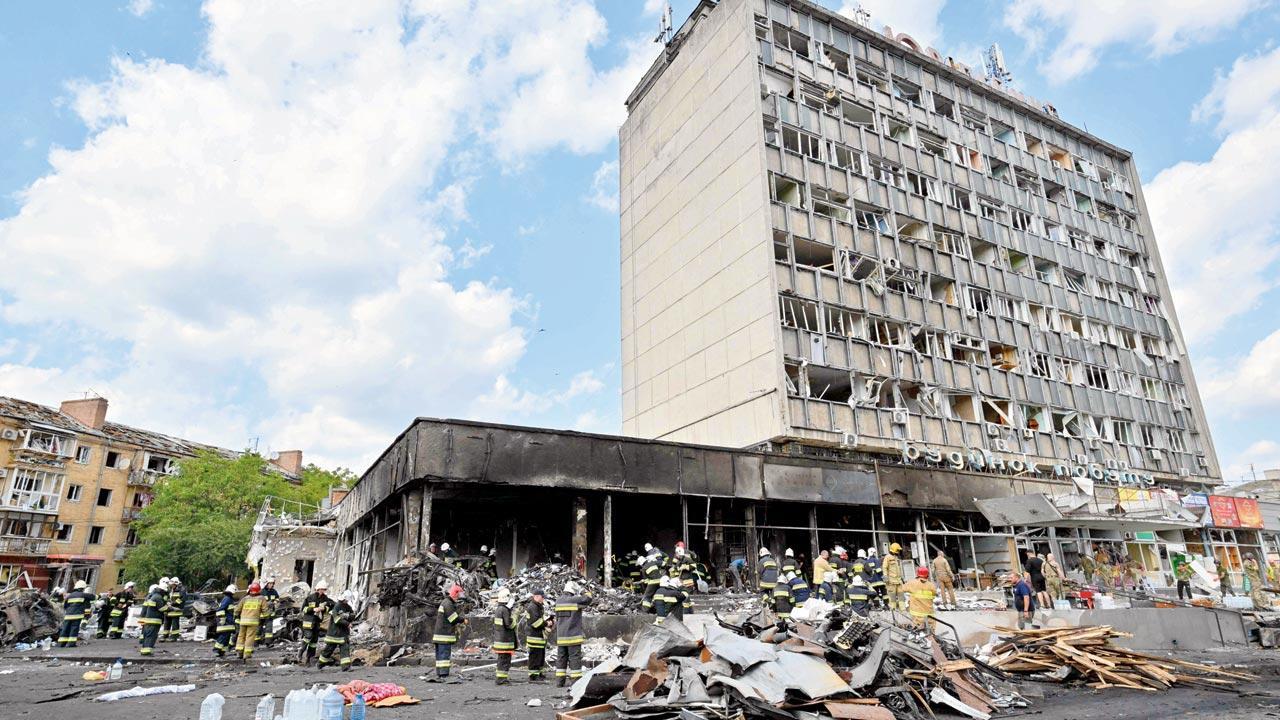 Russia says building struck in Vinnytsia was military target