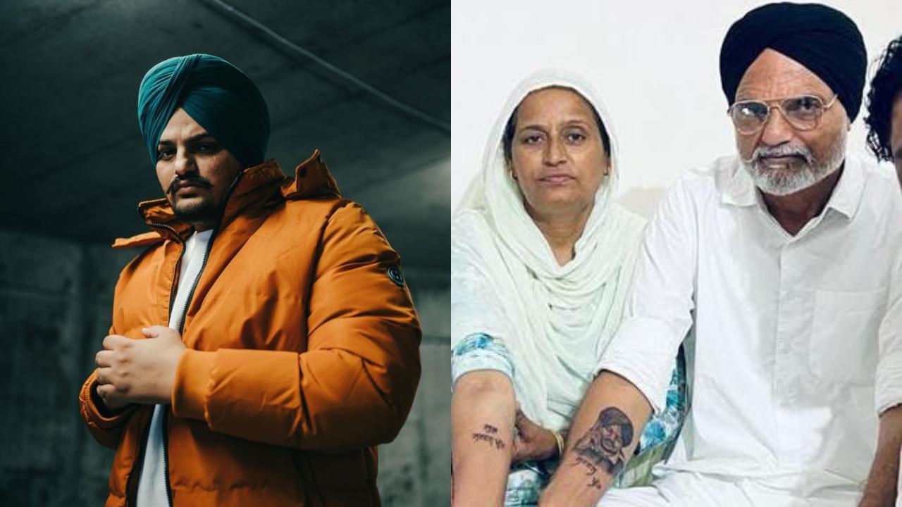 Sidhu Moose Wala's parents get singer's tattoo inked on their arms