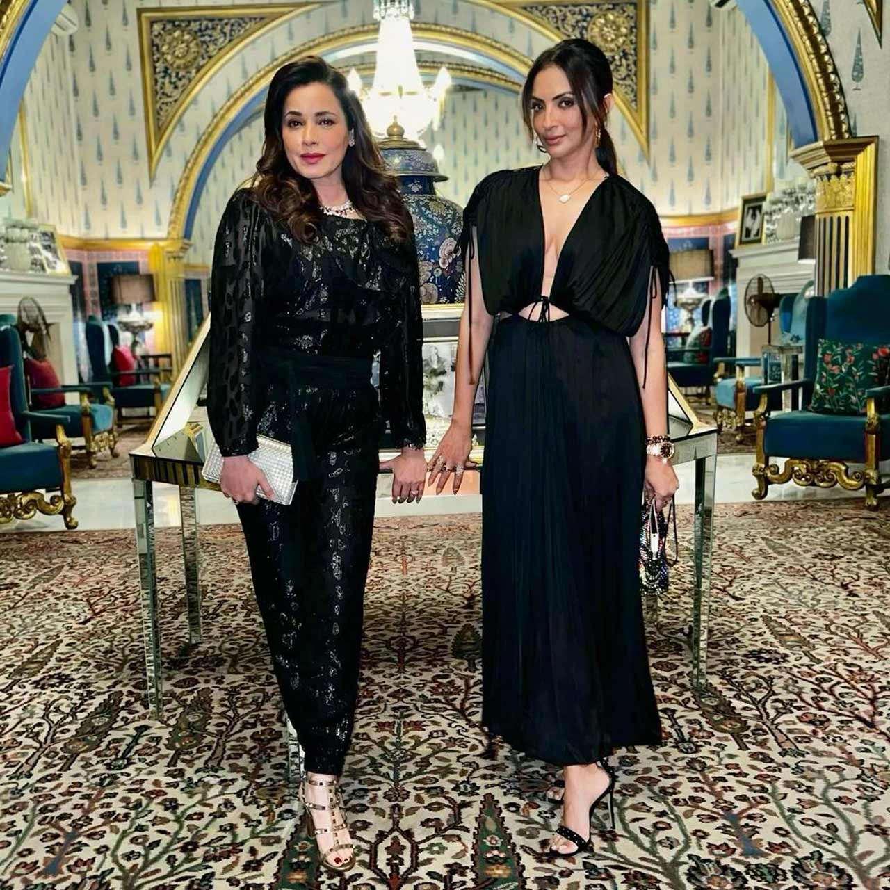 The gorgeous Bollywood wives from the hit reality series 'The Fabulous House Wives of Bollywood', Neelam Kothari, Bhavana Pandey and Seema Kiran Sajdeh, left the town talking with the glamourous appearance on Netflix