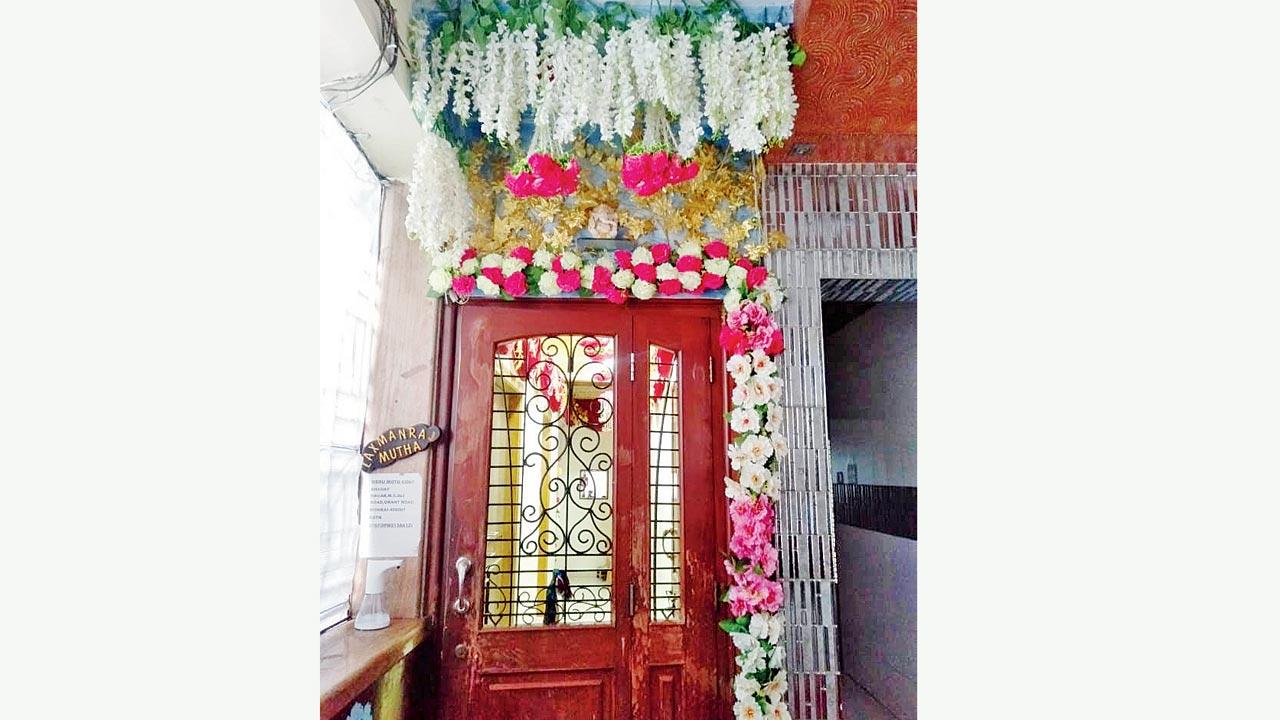 Decoration for a home wedding celebration. Pic courtesy/Manali Bhoir