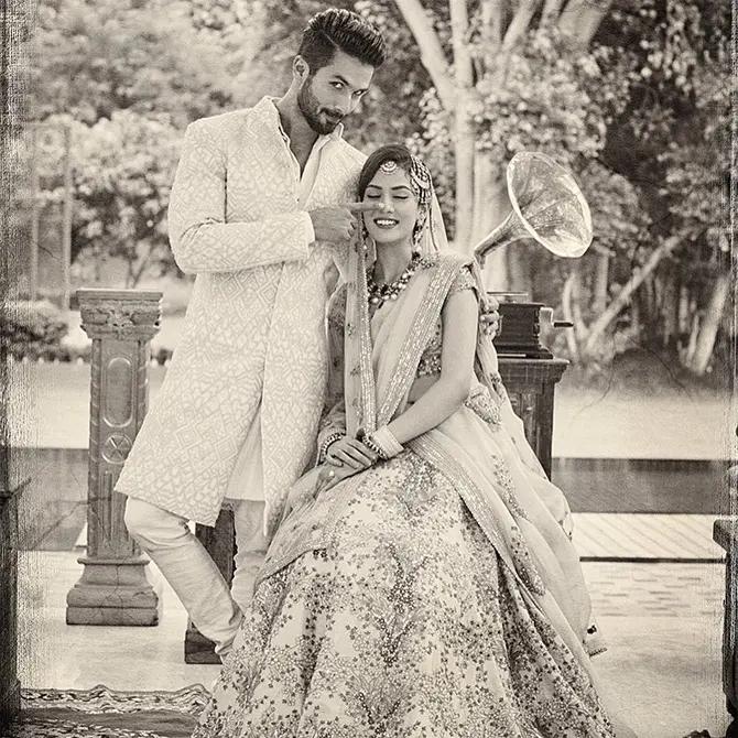 At one point, Shahid asked Mira, 'Do you mind being married to a man 13 years older to you?' to which she said, 'Do you mind being married to a girl 13 years younger?' Her confidence wowed him. They met for another six months until they got engaged. When they were courting, Shahid was busy with the shoot of Udta Punjab. Soon after, they got married
