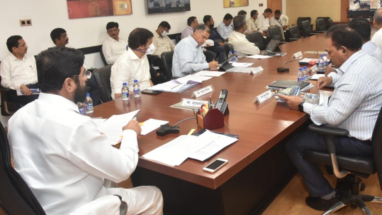 On Wednesday, Maharashtra Chief Minister Eknath Shinde held a meeting to review flood situations due to heavy monsoon rains in the state