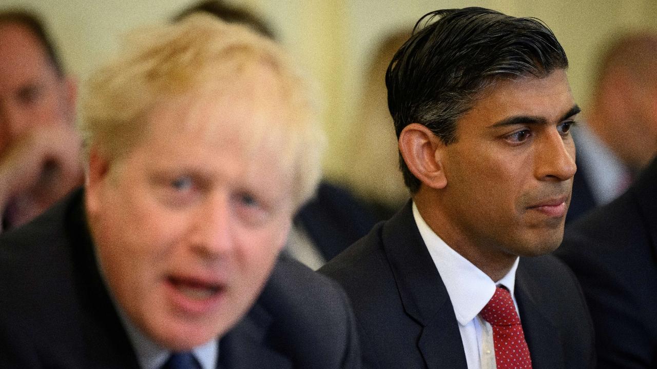 Rishi Sunak was fined for breaching Covid-19 lockdown laws in the 'Partygate' scandal