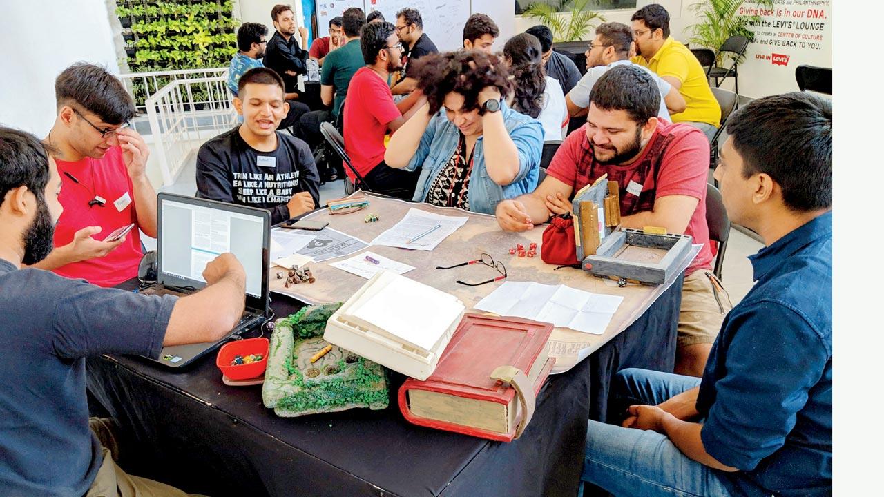 Panic Not! hosts offline D&D events every weekend either at someone’s home or at cafés or public places, that have around eight to 10 people per session