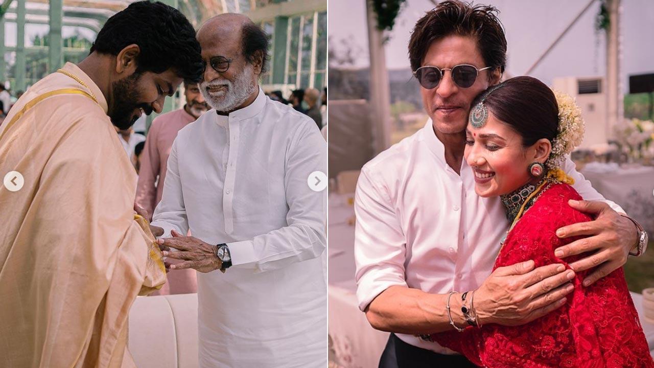 Vignesh Shivan posts pics of Rajini, SRK at his wedding with Nayanthara