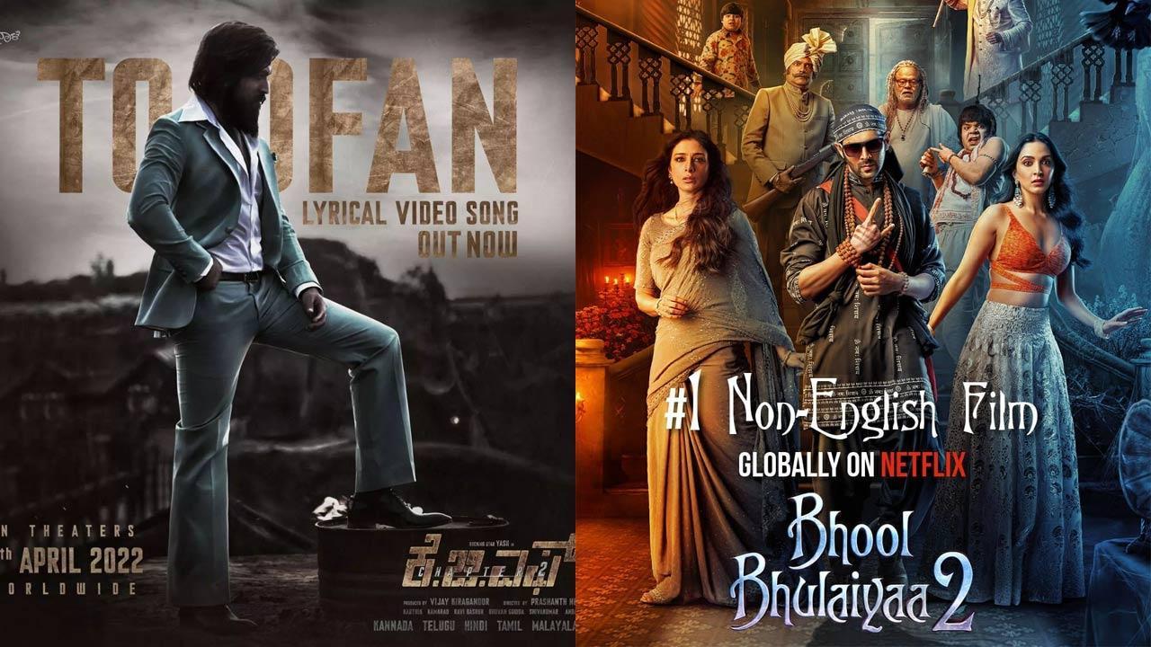 Box-Office Update: Yash's 'KGF: Chapter 2', Kartik Aaryan's 'Bhool Bhulaiyaa 2' bring in the moolah in first half of 2022