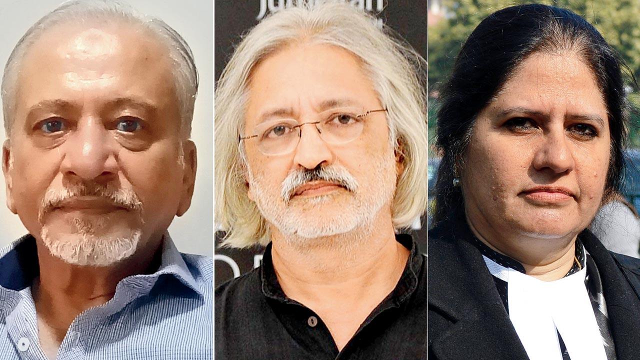  Abde Mannan Yusuf, social historian, activist and veteran journalist; Anand Patwardhan, filmmaker; Vrinda Grover