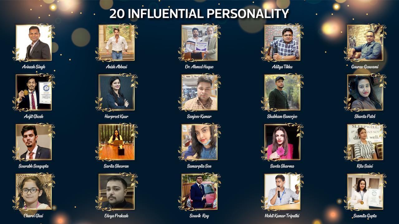 20 Influential Personality creating a profound impact in various spheres of life