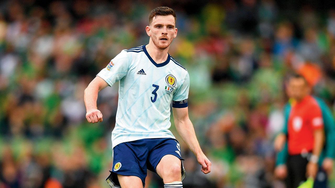 Scotland's Andy Robertson has no issues with fans booing them