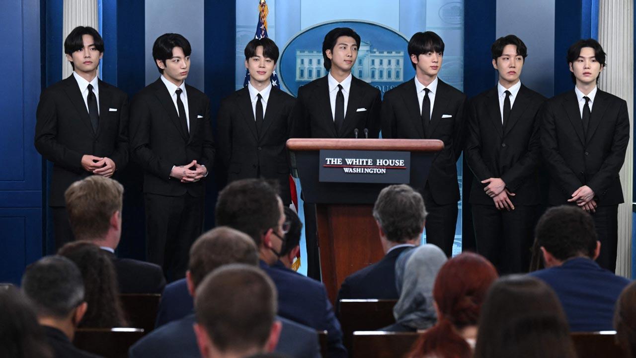 BTS visits White House, says 'devastated' by anti-Asian hate crimes
