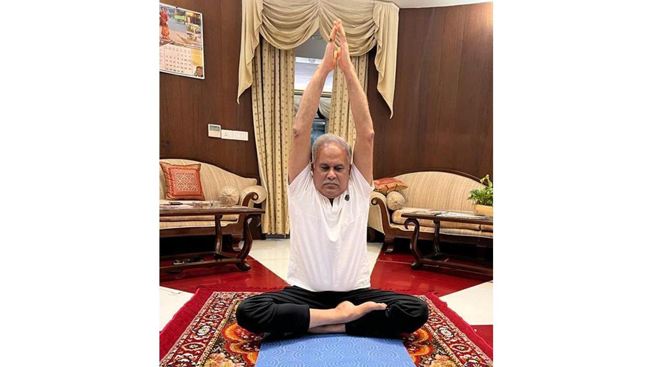 Yoga is a spiritual process, which binds mind, body and soul in one: Chief Minister Bhupesh Baghel
