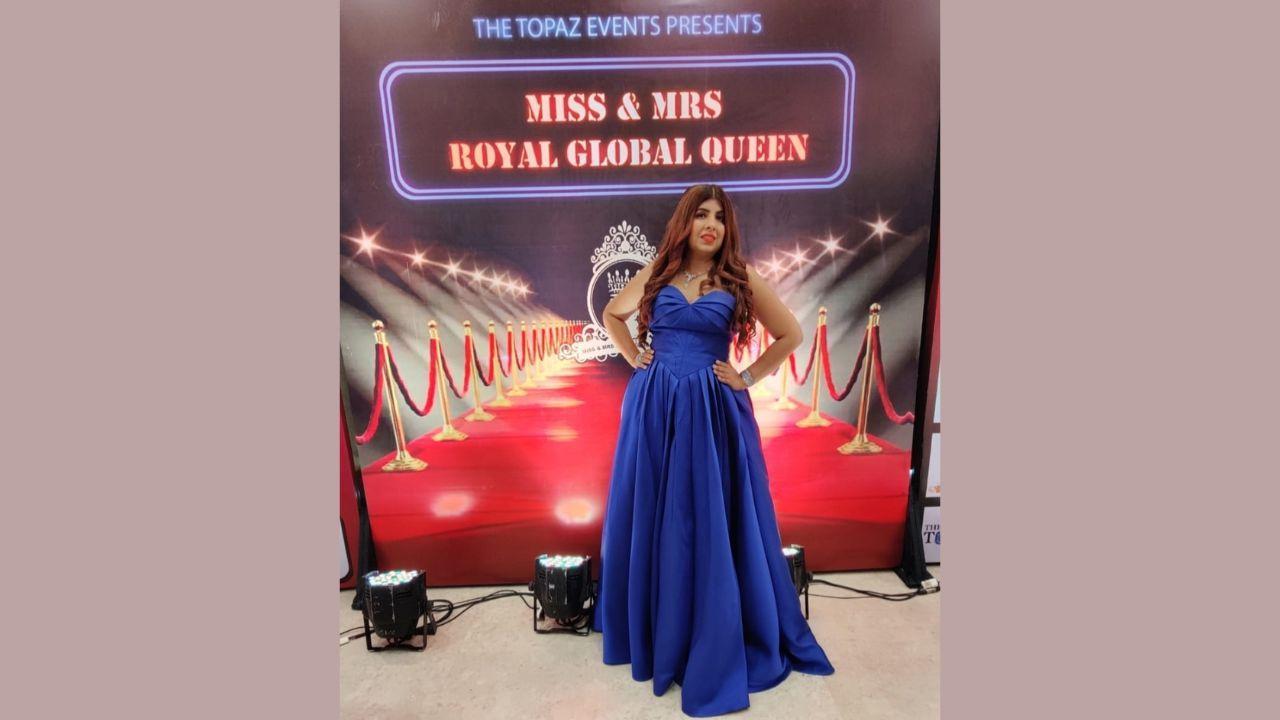 Royal Global Queen Awards Brinda Sampat with the Title of Mrs International Top Model Queen