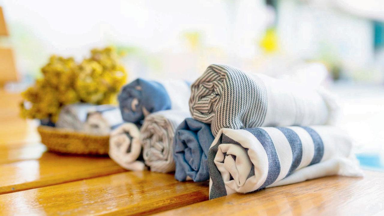 Wipe with bamboo