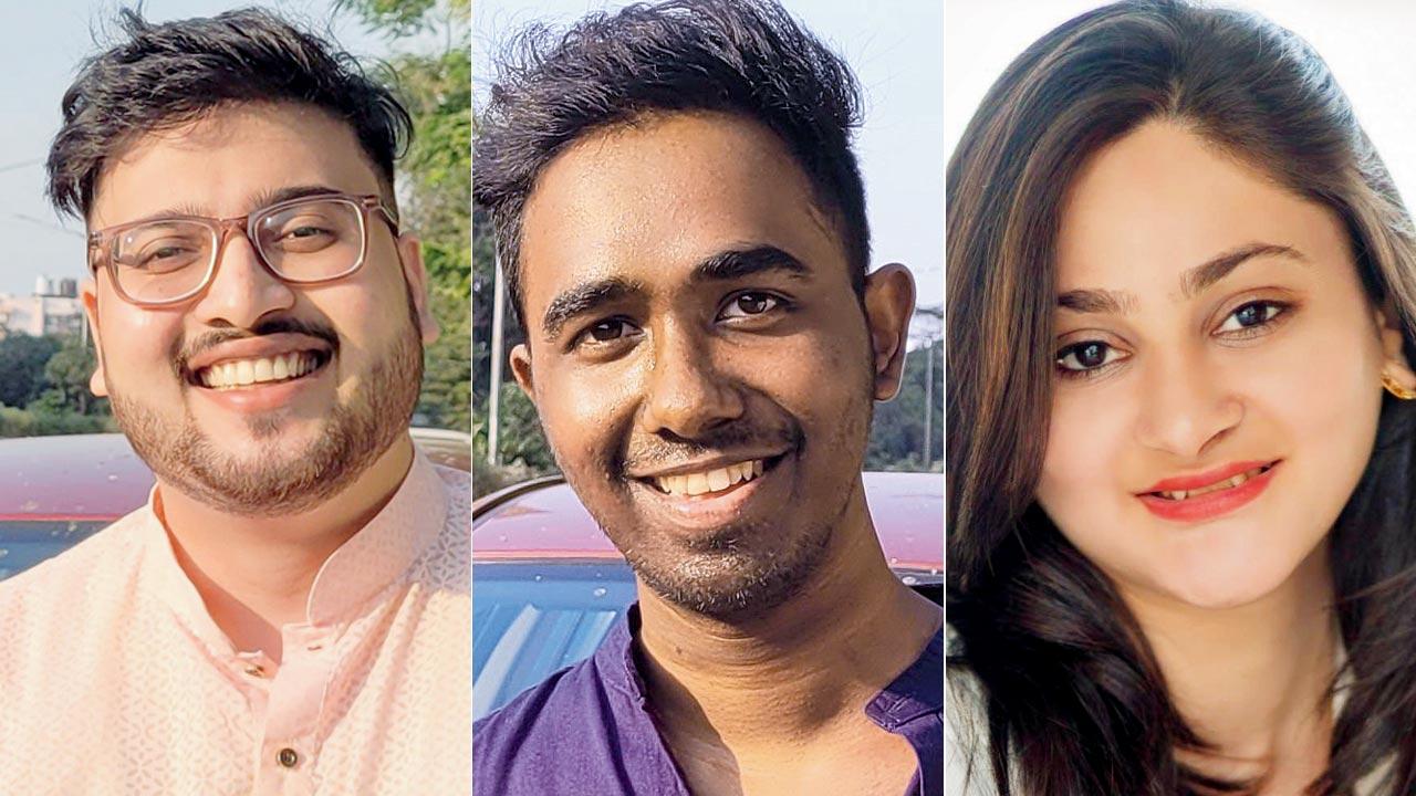 Fardeen Shaikh, Melvin Sadankar and Purvi Shah