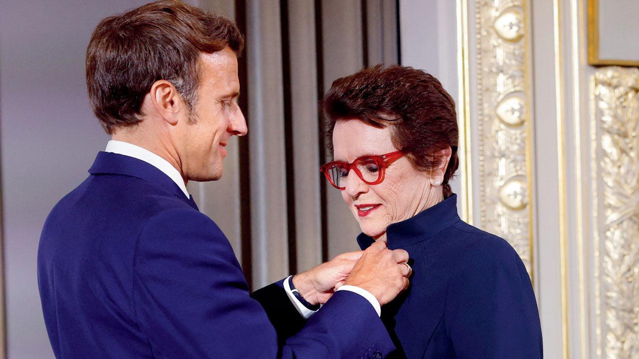 Top French honour for Billie Jean King