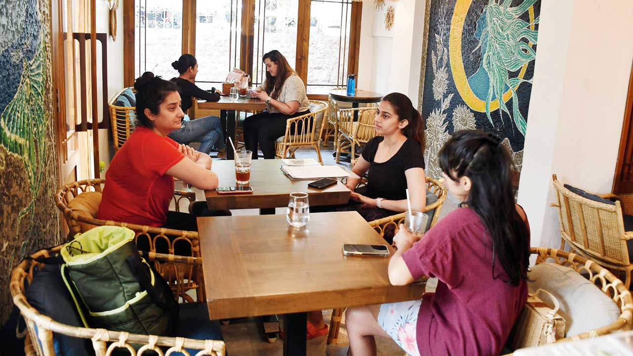 The space also boasts a cafe-cum-co-working space