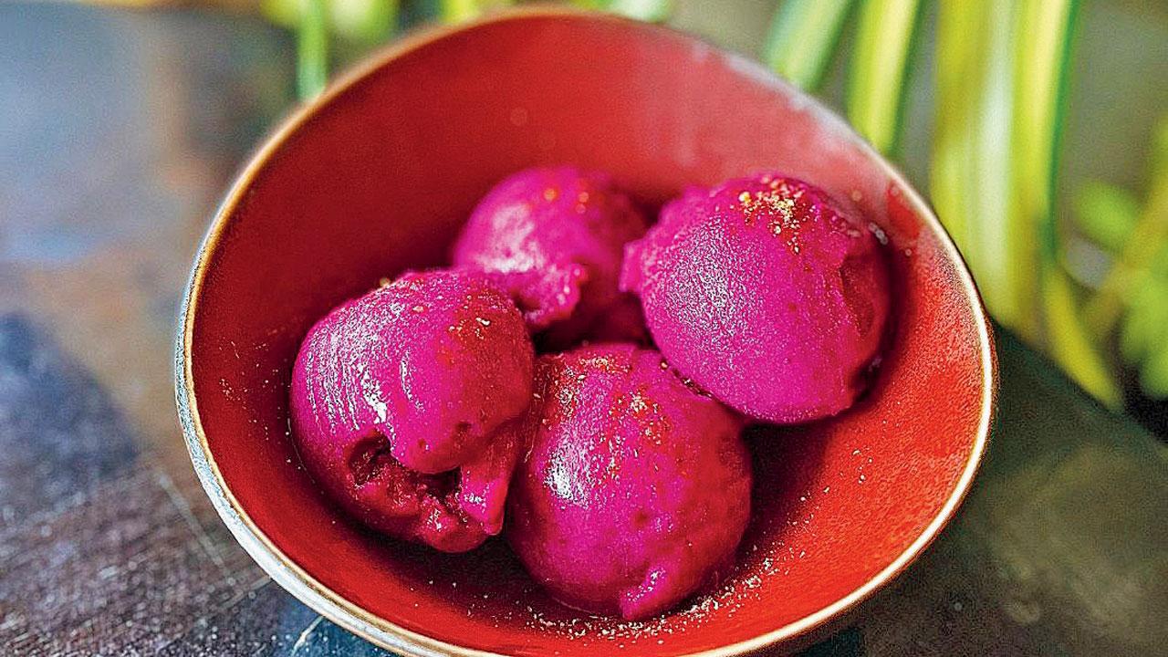 Jamun sorbet