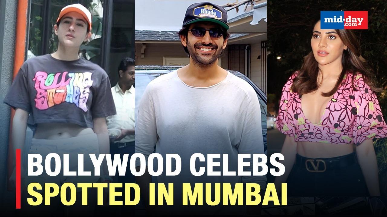 Kartik Aaryan, Sara Ali Khan & Other B-Town Celebs Spotted In Mumbai