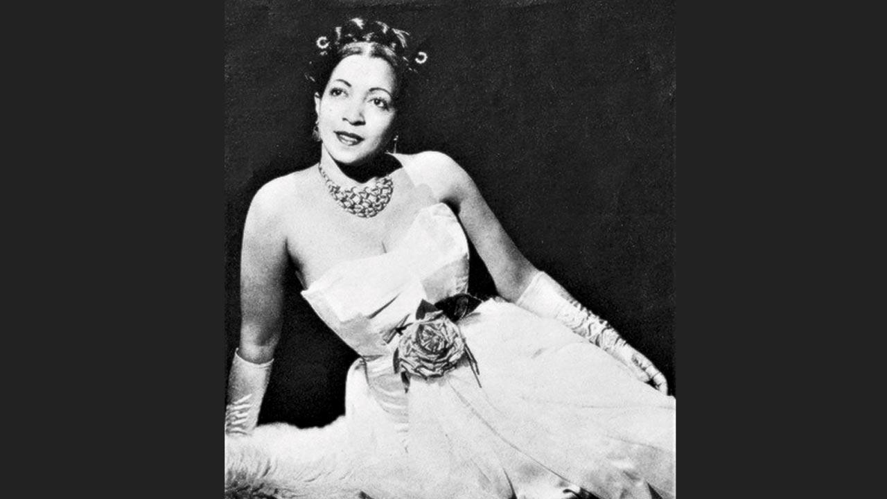 Jazz singer Myrtle Watkins (later known by her stage name Paquita), who Lall Singh had an affair with. Pic courtesy/Personal collection of Tariq Shamsi
