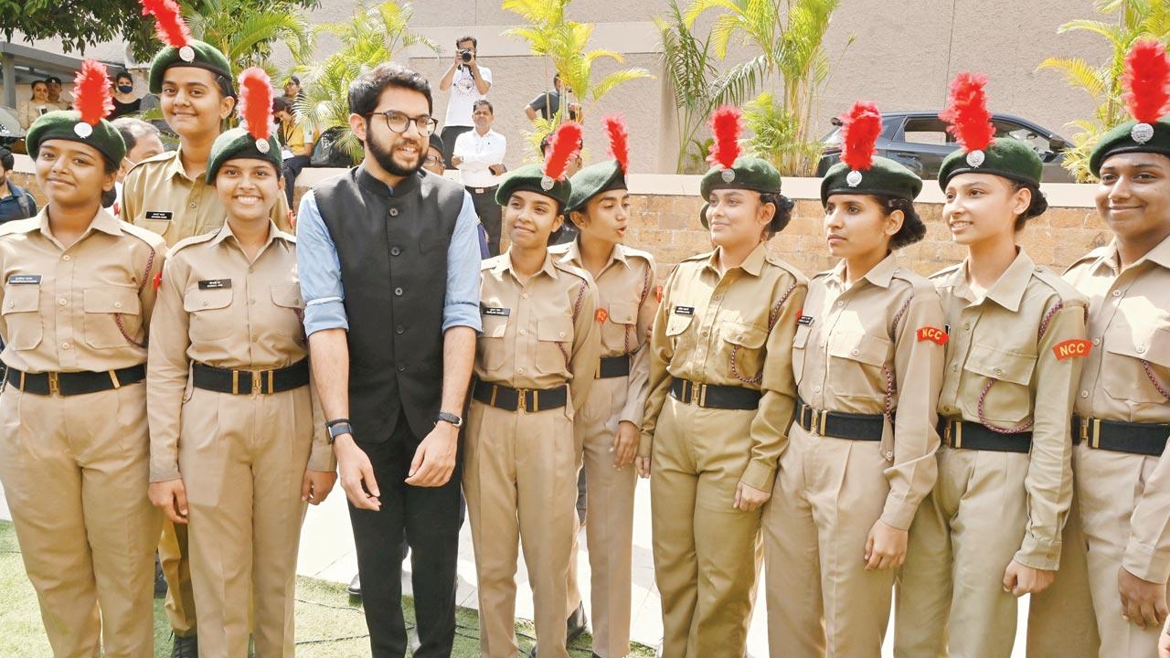 Aaditya Thackeray at Kids for Tigers fest, at NCPA on Sunday