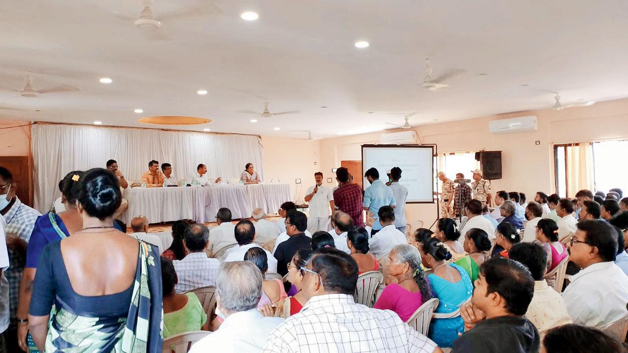 The public consultation was held in Mira-Bhayandar on Tuesday and around a hundred villagers attended the same