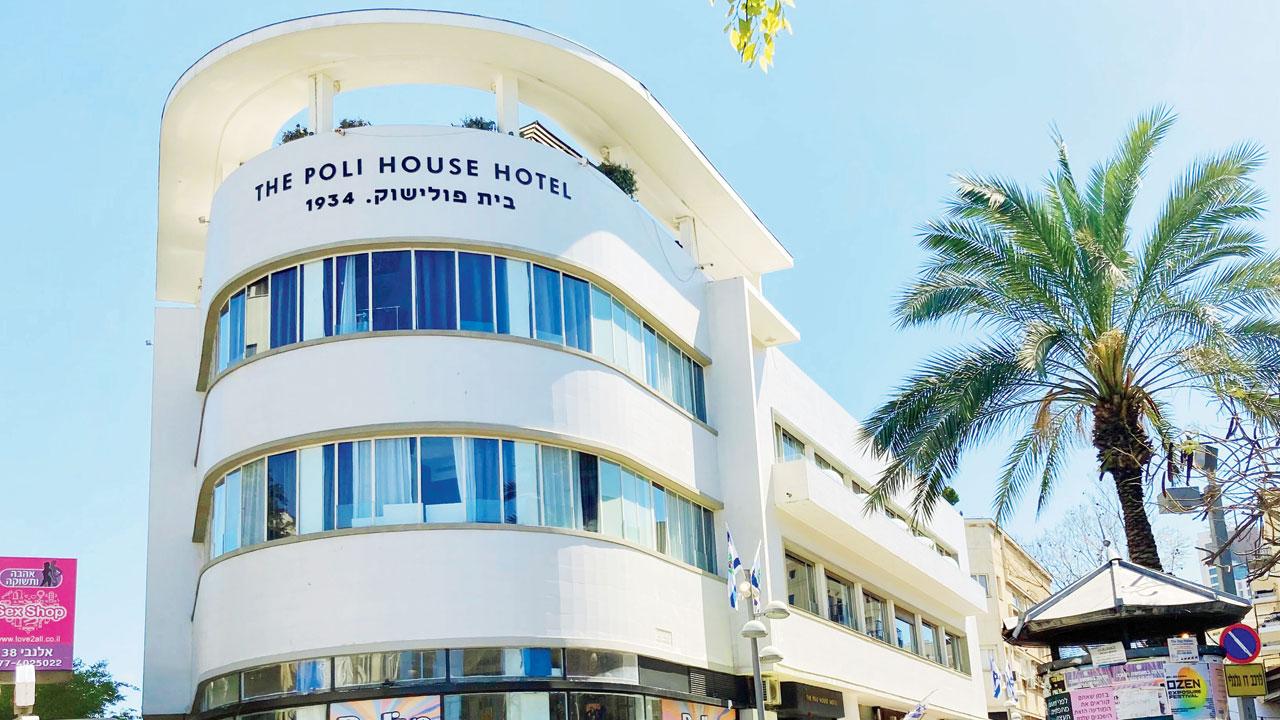 The Poli House Hotel, Tel Aviv.  Photos Courtesy/Art Deco Mumbai, Bauhaus Center Tel Aviv