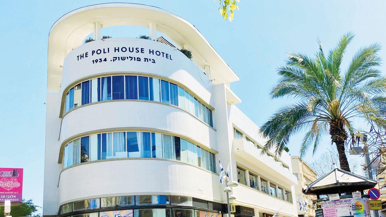 The Poli House Hotel, Tel Aviv. Pics Courtesy/Art Deco Mumbai, Bauhaus Center Tel Aviv