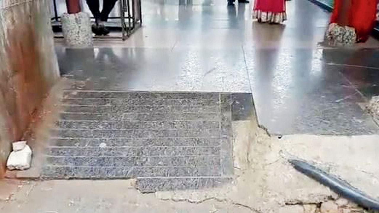 Dombivli woman breaks leg thanks to shoddy ramp