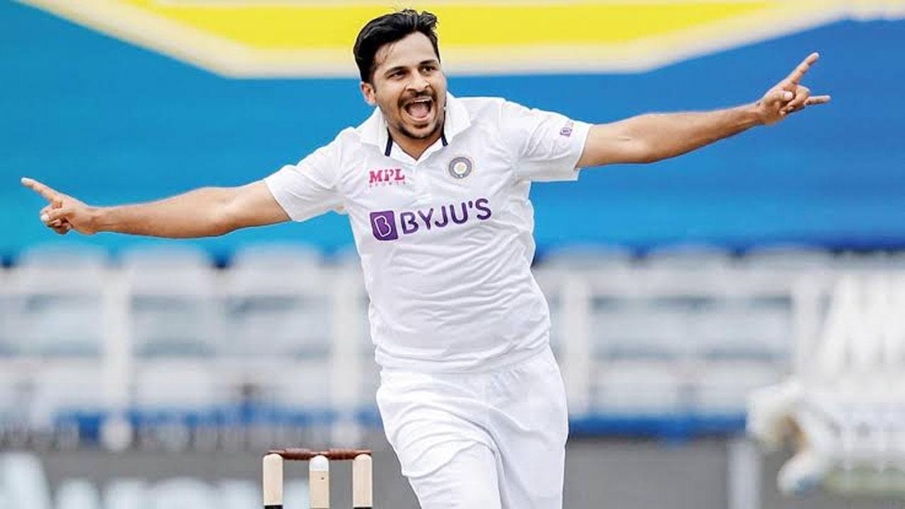 India pacer Shardul Thakur. Pic/AFP