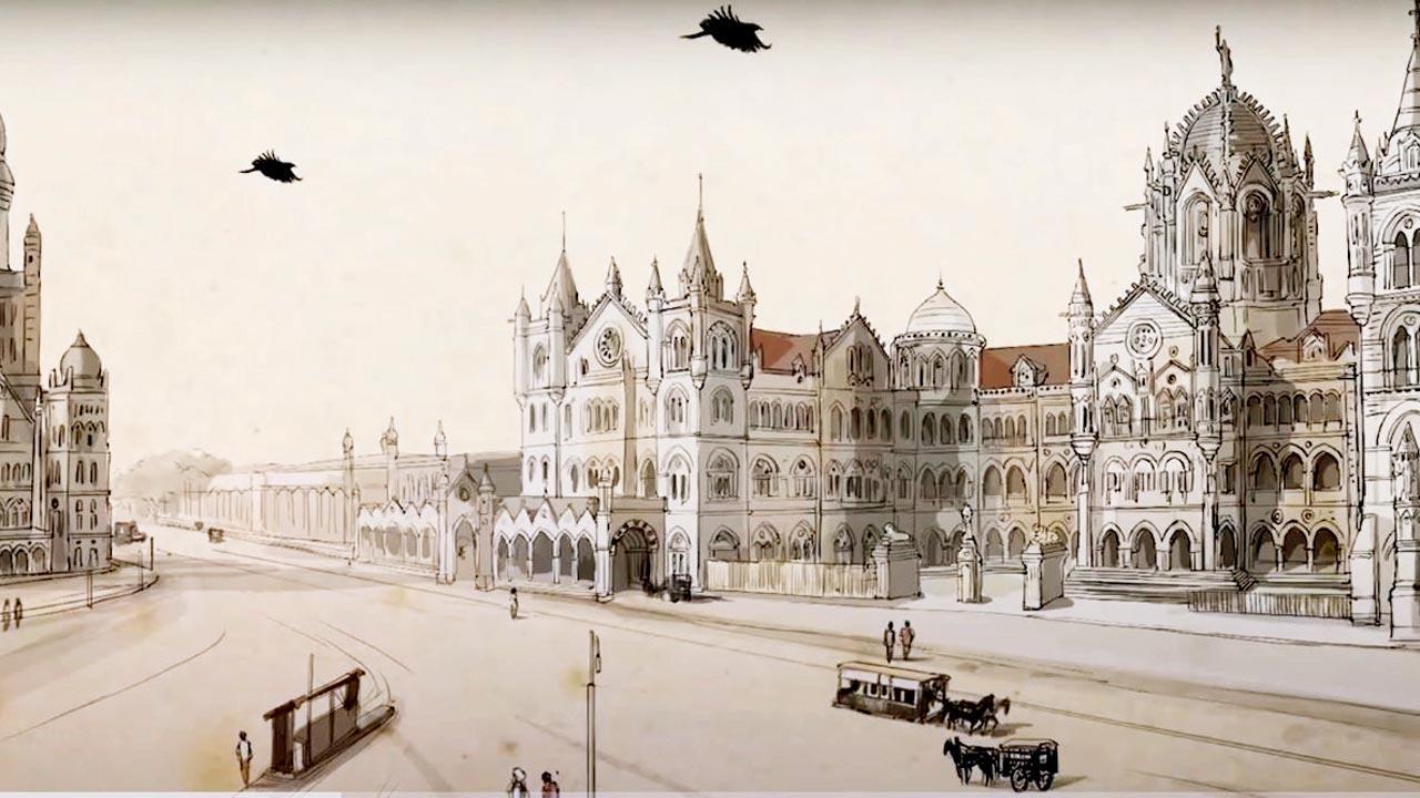 This charcterised brief film traces a 100-year-old tour of CSMVS