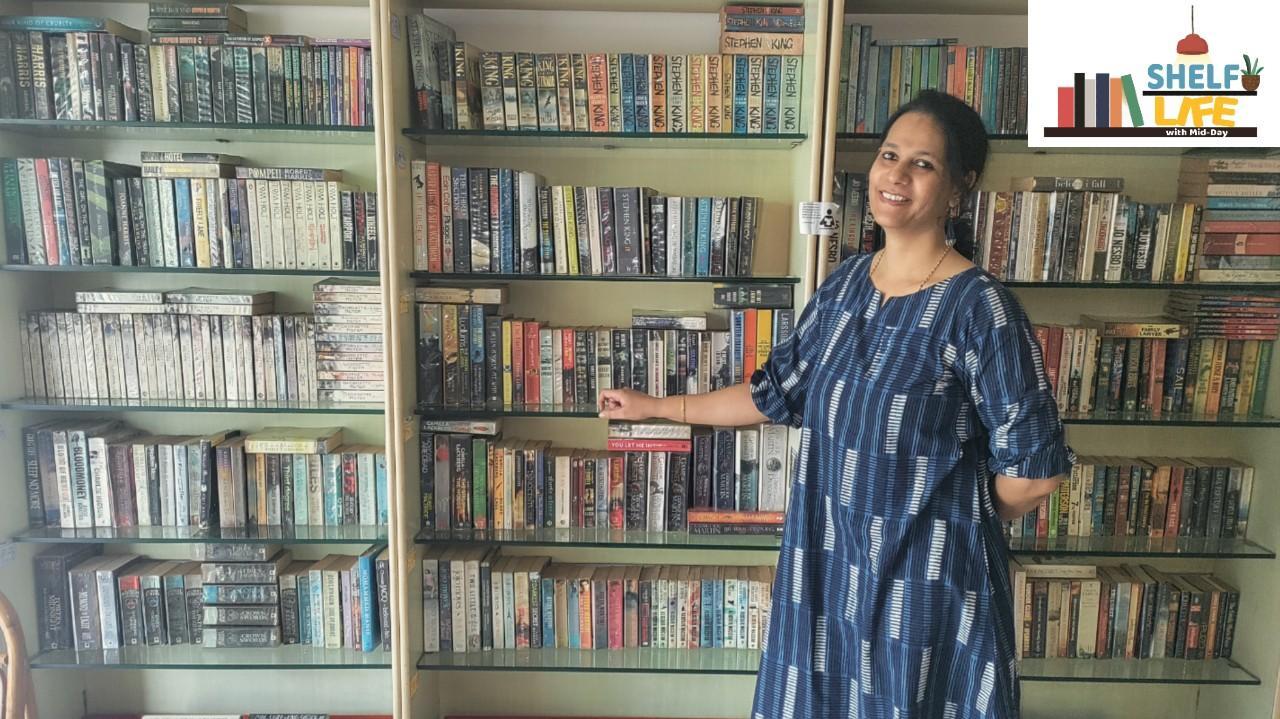 Vijaya Hariharan took over the library in 2017 and since then, she has been encouraging more people to read in the neighbourhood. Photo Courtesy: Nascimento Pinto/Mid-day file pic
