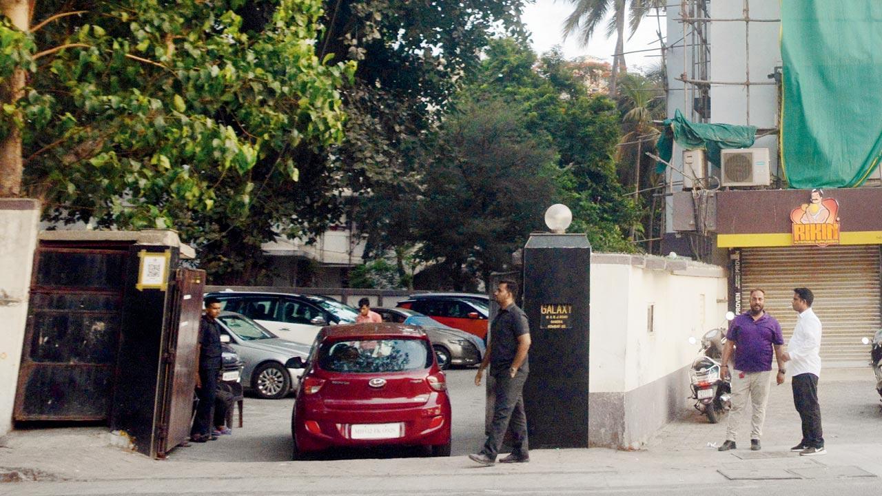 Bandra’s Galaxy Apartments, that is home to actor Salman Khan and his father