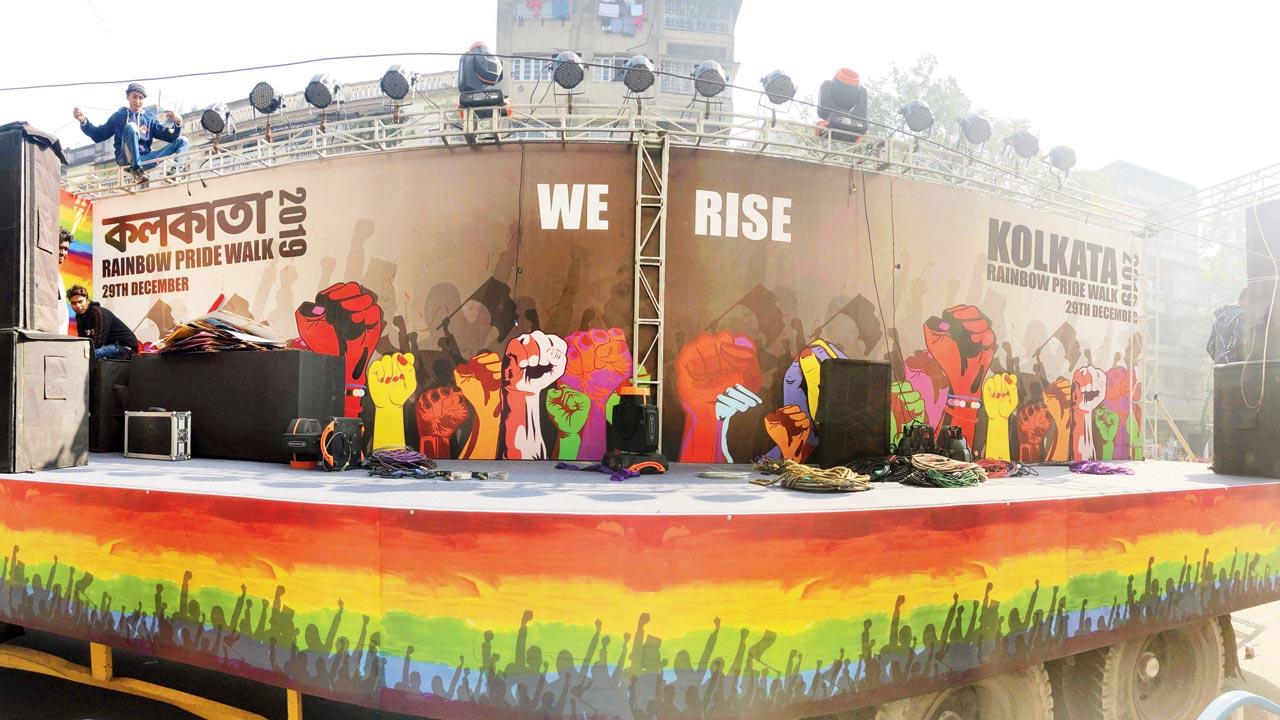 Navonil Das co-organises the Kolkata Pride which is celebrated each year in December 