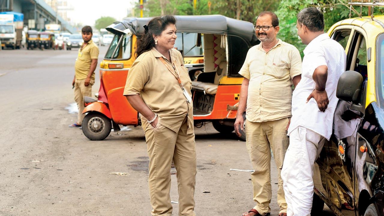 She was also the first woman to get an auto licence in 2016. Pics/Shadab Khan
