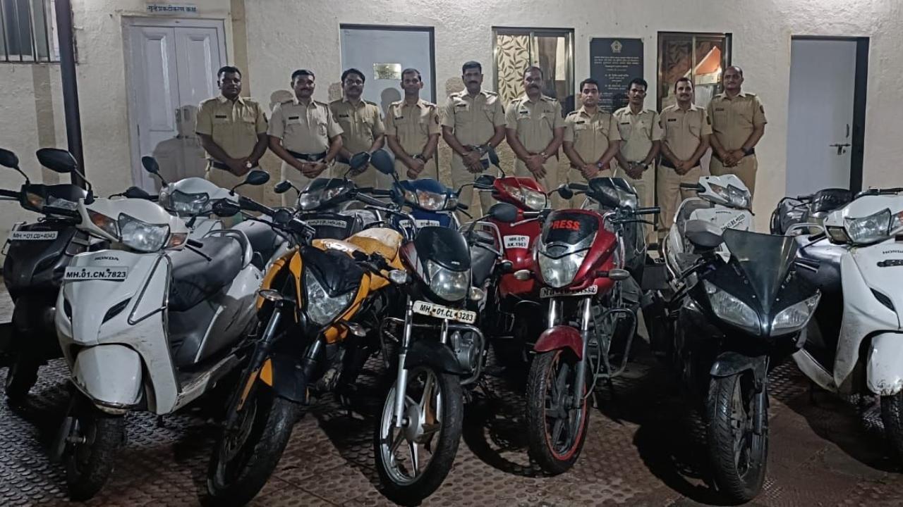 Mumbai: Thief caught red handed with stolen bike in Byculla, police recover 13 more vehicles