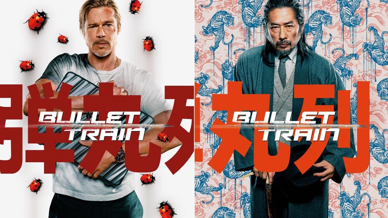 'Bullet Train' makers release new posters starring Brad Pitt, Joey King, Aaron