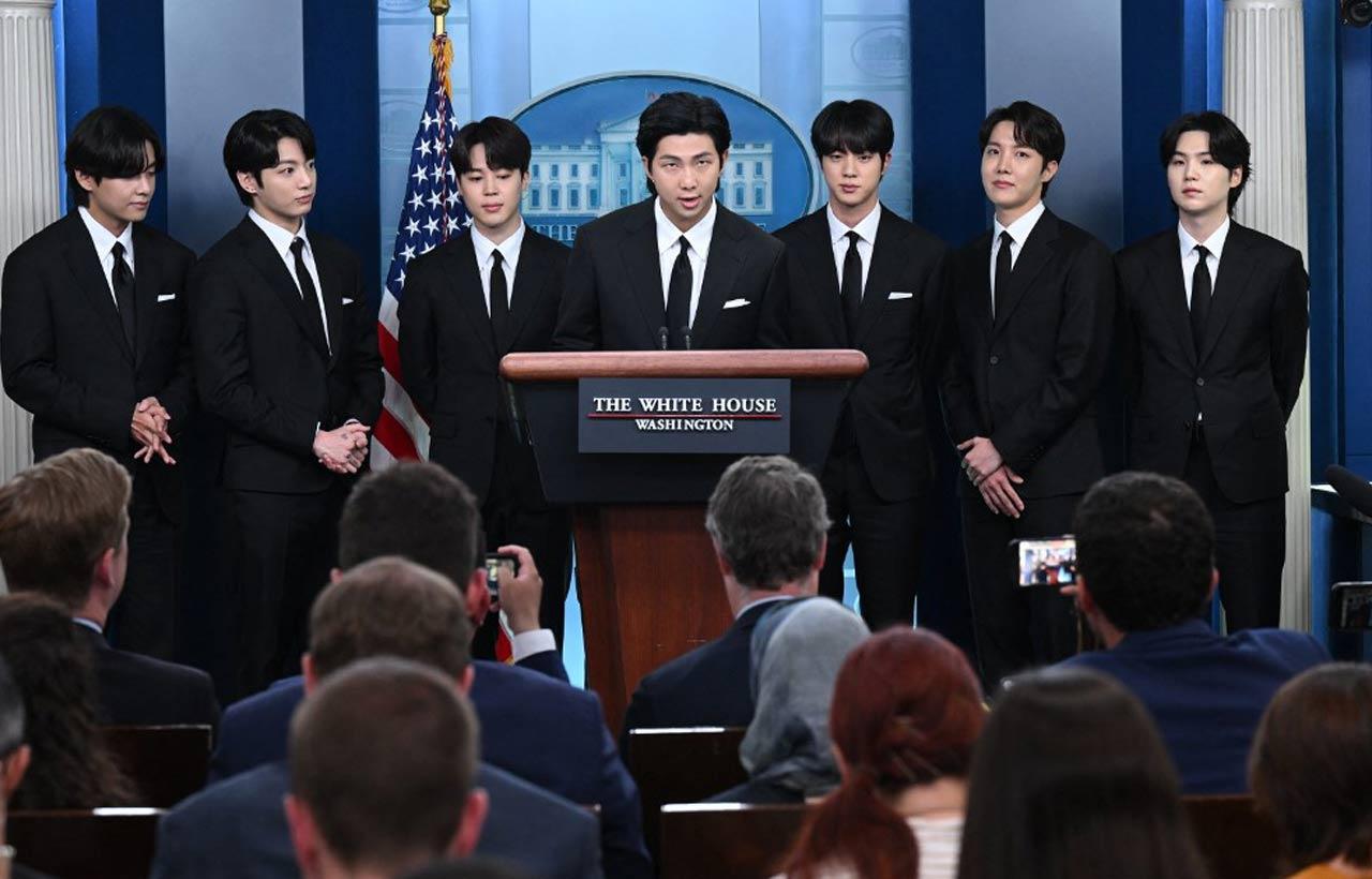 Meanwhile, the group returned to South Korea on Thursday, after their meet with President Joe Biden at the White House. The group’s rapper J-Hope, took to Instagram on Wednesday to share videos from a dinner they had at RPM Italian, which H.E.R. reposted . In the video, Army spotted Coldplay singer Chris Martin deep in a conversation with BTS leader RM, who signaled J-Hope to stop filming. Fans also managed to catch a fleeting glance of Chris's girlfriend, actor Dakota Johnson
