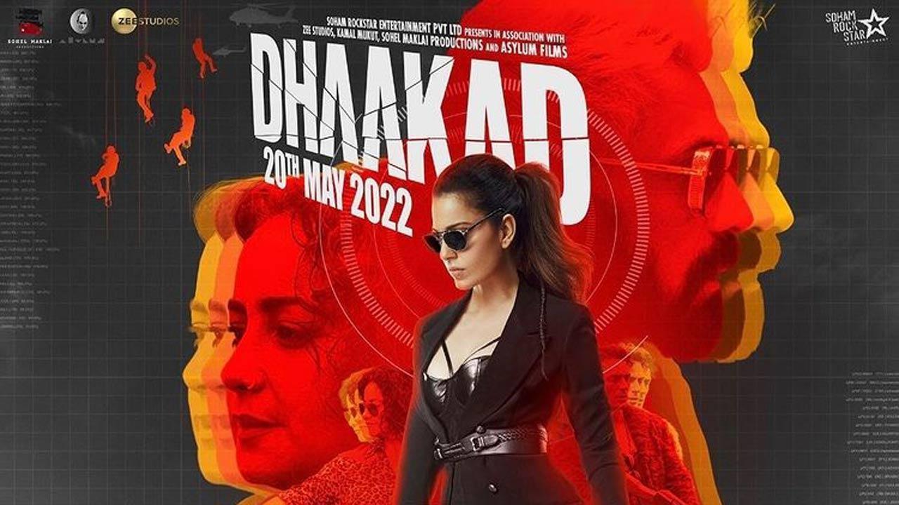 Kangana Ranaut's 'Dhaakad' to stream on OTT from July 1