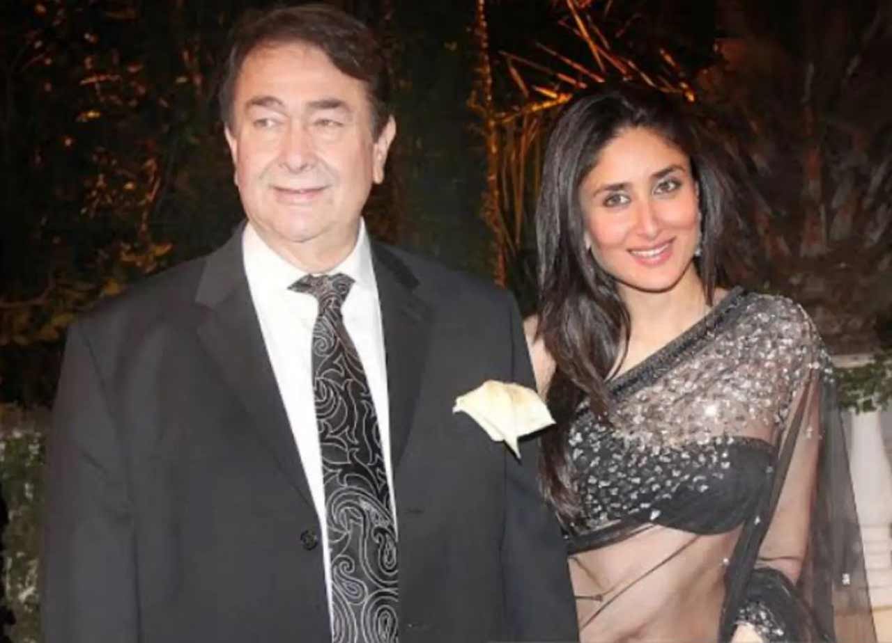 Kareena Kapoor Khan took to her Instagram handle and shared a throwback picture of herself with her father Randhir Kapoor, in which they were seen twinning in black. The 'Jab We Met' actor was looking gorgeous in a sheer saree, and she simply captioned the photo 