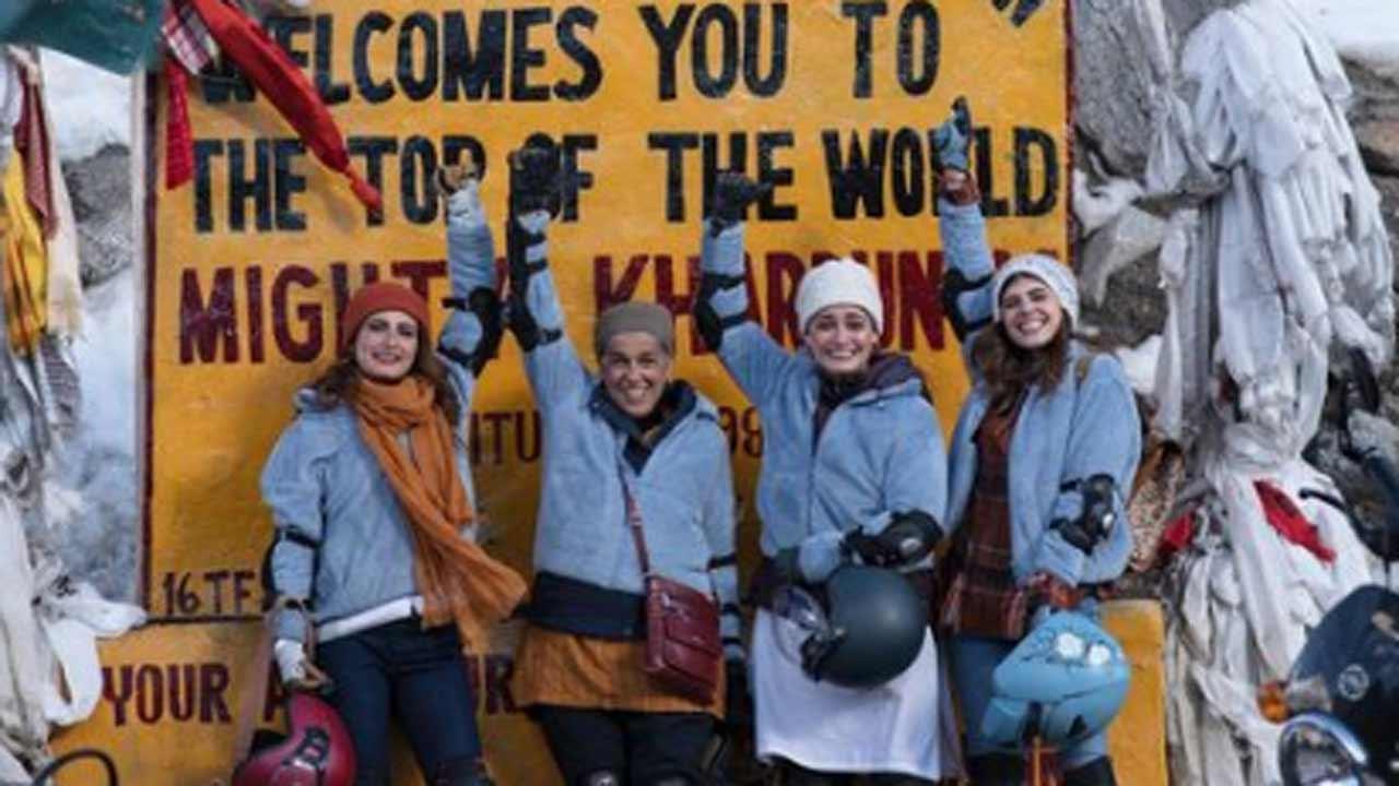 Dia, Fatima share experience of shooting at world's highest motorable pass